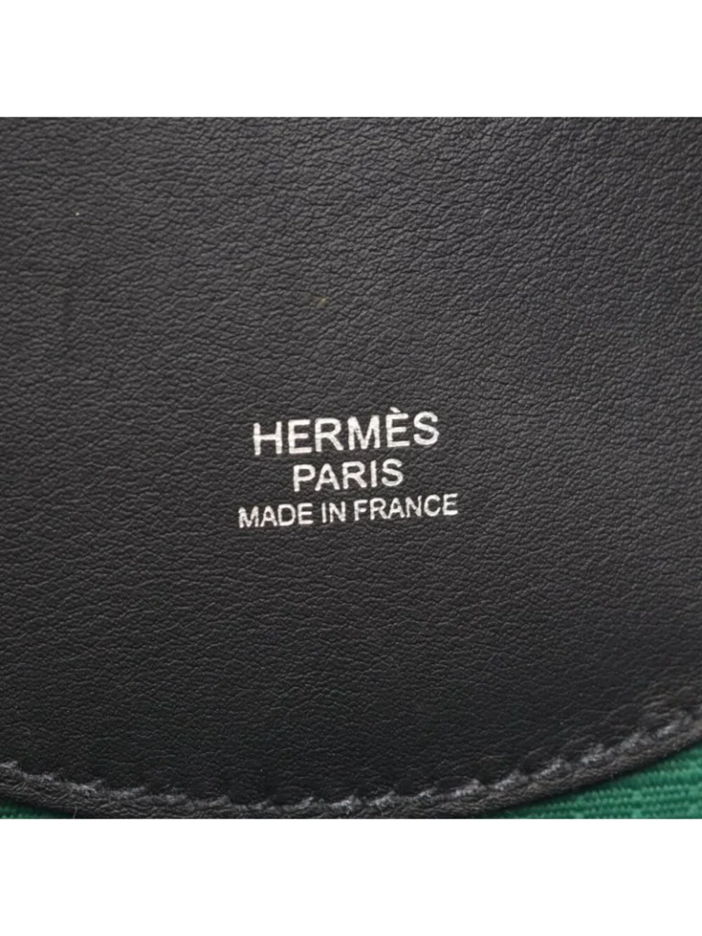 Hermes Backpack a Dos All Back Green Black Canvas Leather All T&c